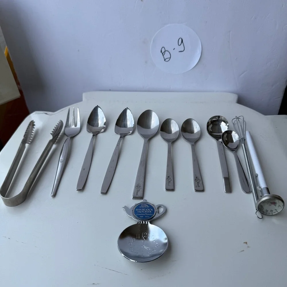 Vintage Noritake Thai Airways Flatware‎ Lot Sherlock Holmes Spoon B-9